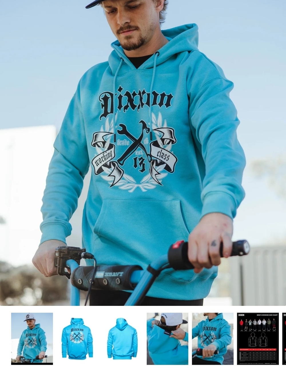 DIXXON Pullover Hoodie - Tiffany